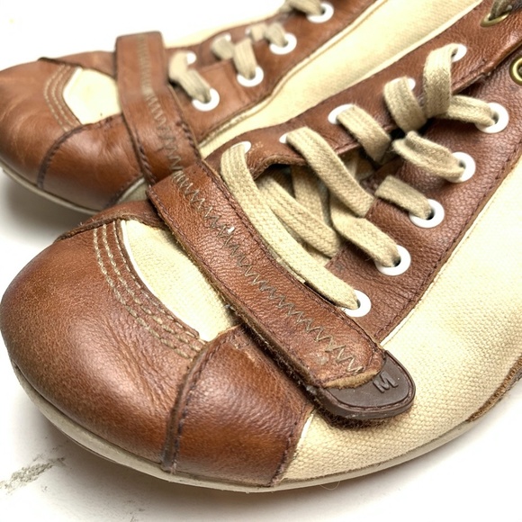 MERRELL PIROUETTE Brown Leather Canvas Shoes sz 6 - Picture 9 of 12